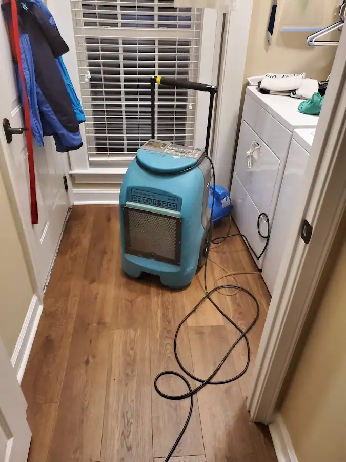 Commercial dehumidifier deployed for Flood Damage Cleanup in Gouverneur